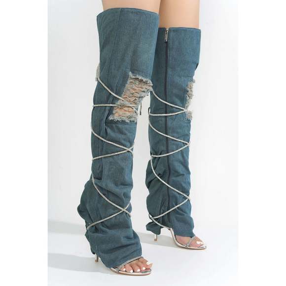 NWT~CAPE ROBBIN NOBU - BLUE BLUE 5.5- ALL OFFERS / COUNTEROFFERS WELCOME - Picture 5 of 7